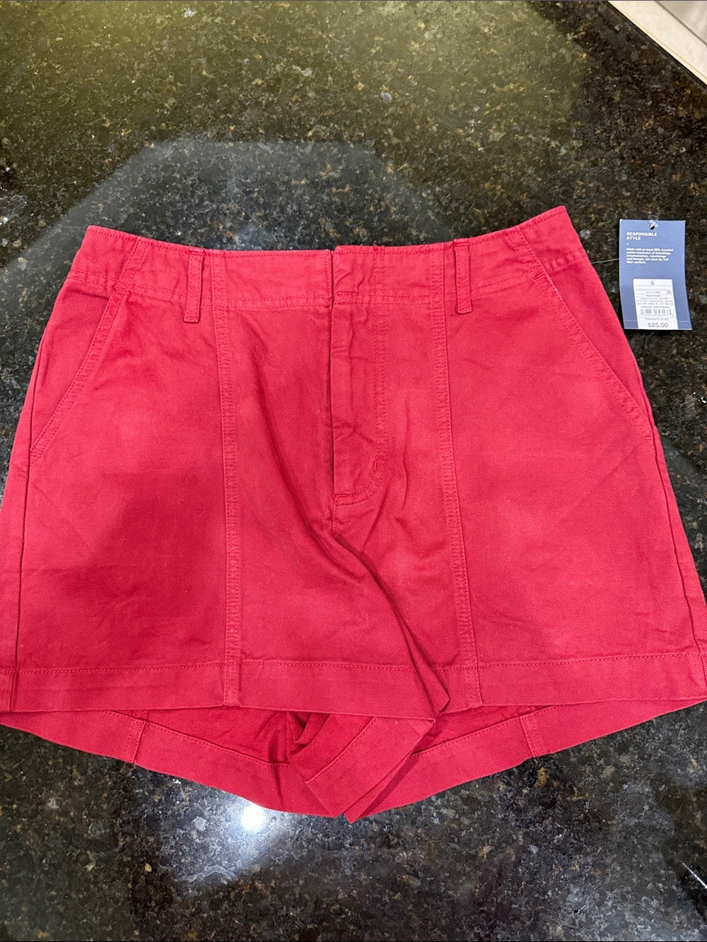 Universal Thread Red High-Rise Skort